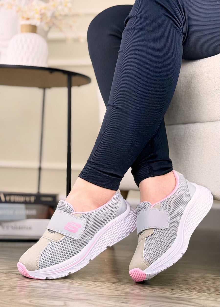 Tenis con Velcro en Malla y Sintético para Mujer