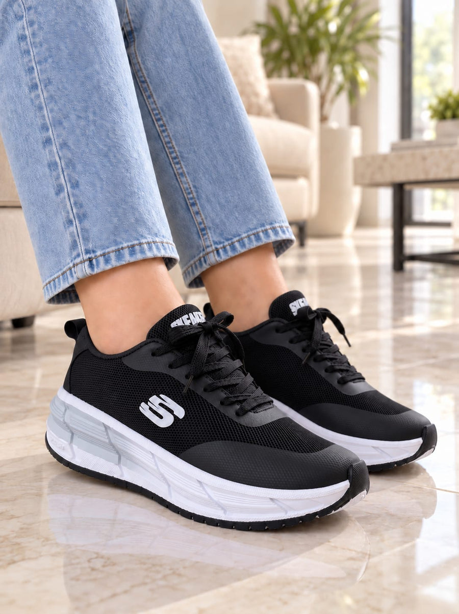 Tenis Chispa con Suela Alta para Mujer