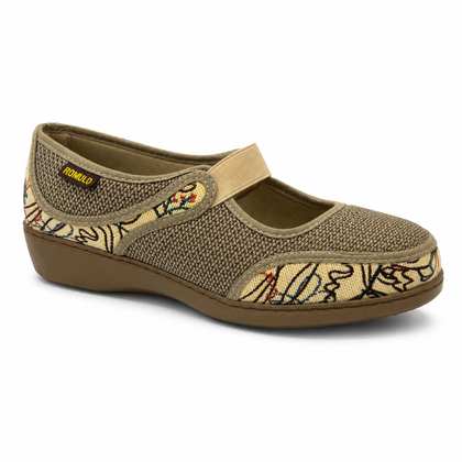 Baleta Rómulo en Textil para Mujer — Ref. 3009