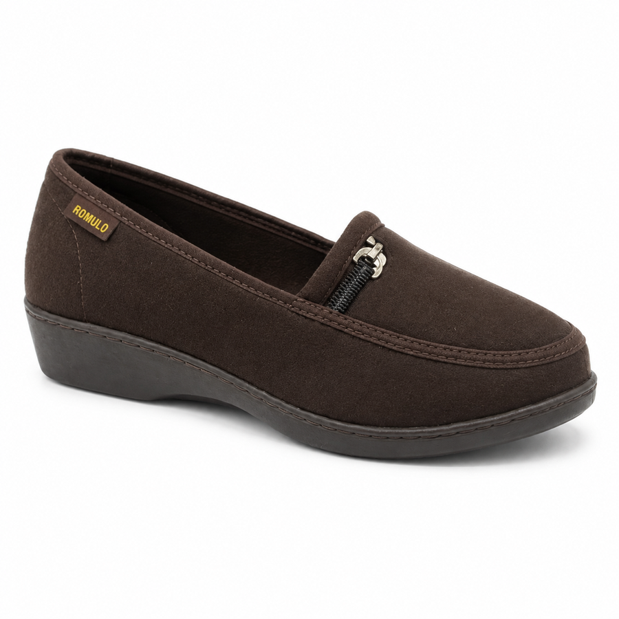 Zapato Rómulo en Café para Mujer — Ref. 3596