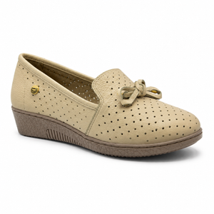 Baleta Rómulo en Cuero para Mujer — Ref. 3688 — Avena