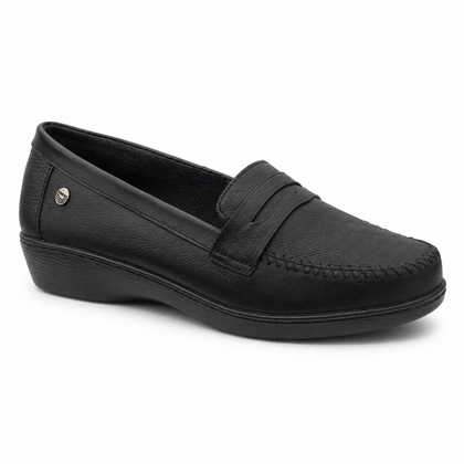 Zapato Rómulo en Cuero Negro para Mujer — Ref. 3746