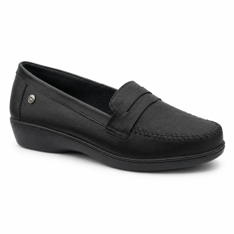 Zapato Rómulo en Cuero Negro para Mujer — Ref. 3746