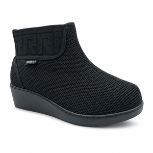 Bota Rómulo en Tela Net Negra para Mujer — Ref. 6088 — Negro