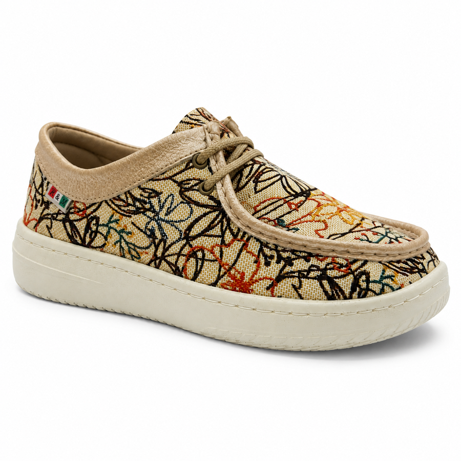 Sandalia Rómulo Shakira en Gobelino Beige para Mujer — Ref. 6091 — Beige
