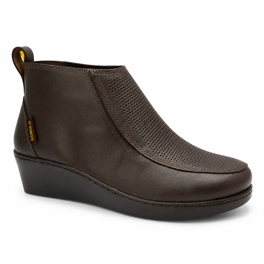 Botas Rómulo en Cuero para Mujer — Ref. 6373 — Cafe