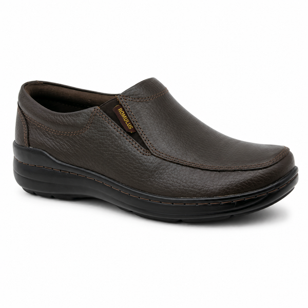 Mocasín Rómulo en Cuero para Hombre — Ref. 9252 — Café