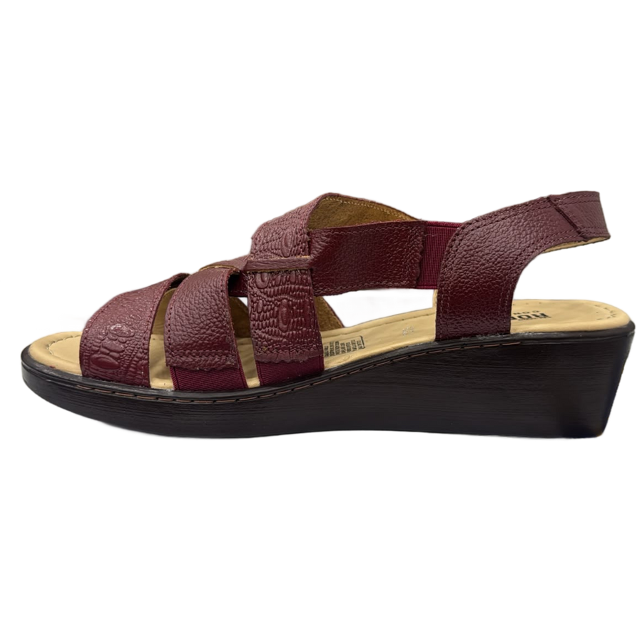 Zapato Rómulo en Burdeus para Mujer — Ref. 7226