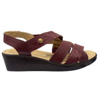 Zapato Rómulo en Burdeus para Mujer — Ref. 7226