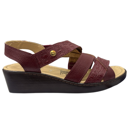 Zapato Rómulo en Burdeus para Mujer — Ref. 7226