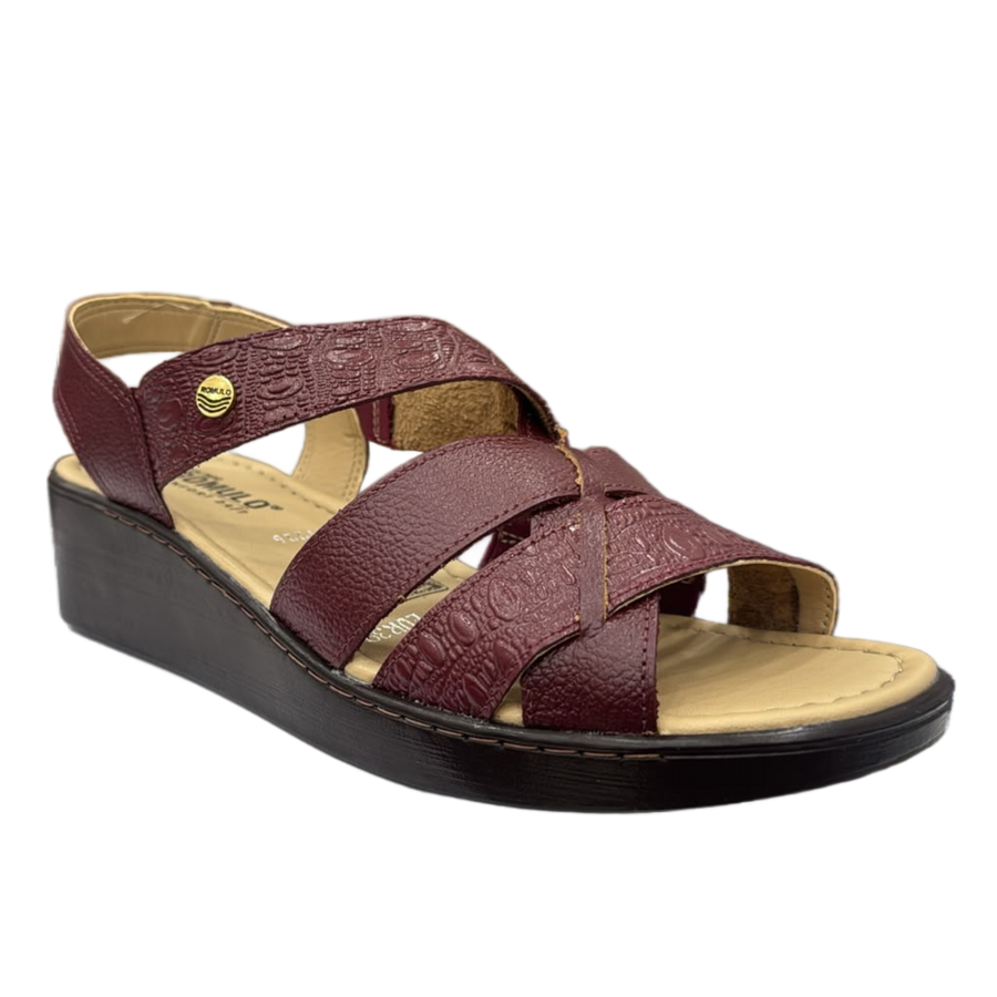 Zapato Rómulo en Burdeus para Mujer — Ref. 7226