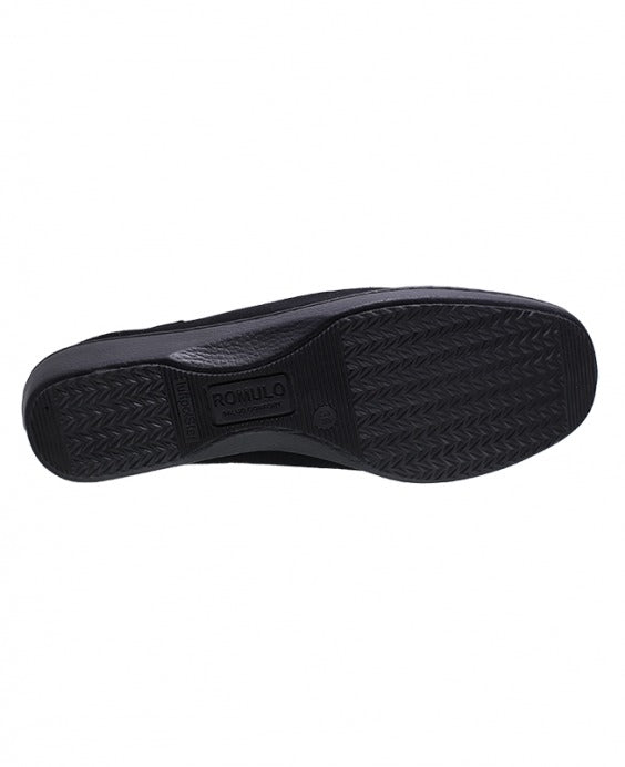 Mocasín  Gamuza Negro para Mujer 3596