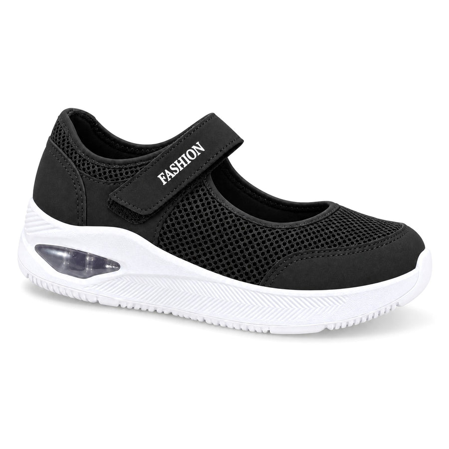 Mafalda Ortopédica con Velcro para Mujer – Negro