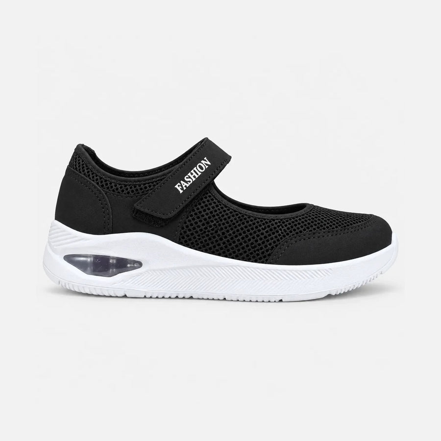 Mafalda Ortopédica con Velcro para Mujer – Negro