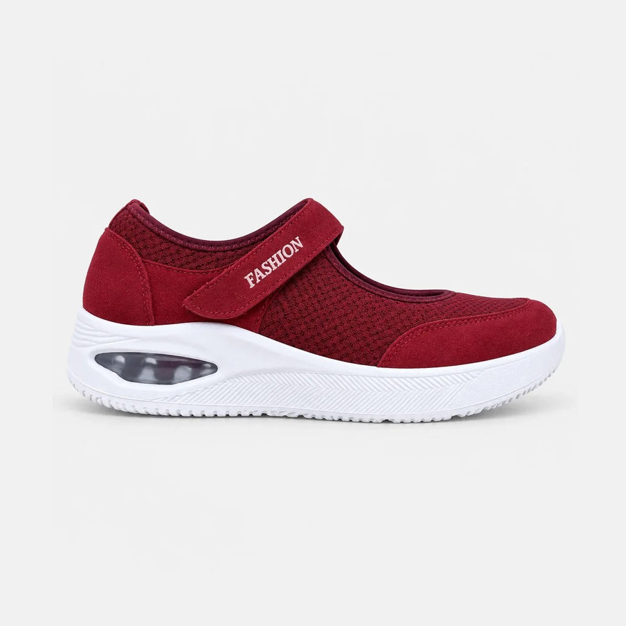 Mafalda Ortopédica con Velcro para Mujer – Vinotinto