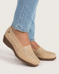 Mocasín Rómulo en Cuero para Mujer — Ref. 3807
