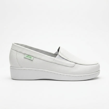 Mocasín Rómulo de Enfermería en Cuero para Mujer — Ref. 1089