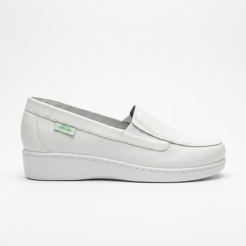 Mocasín Rómulo de Enfermería en Cuero para Mujer — Ref. 1089