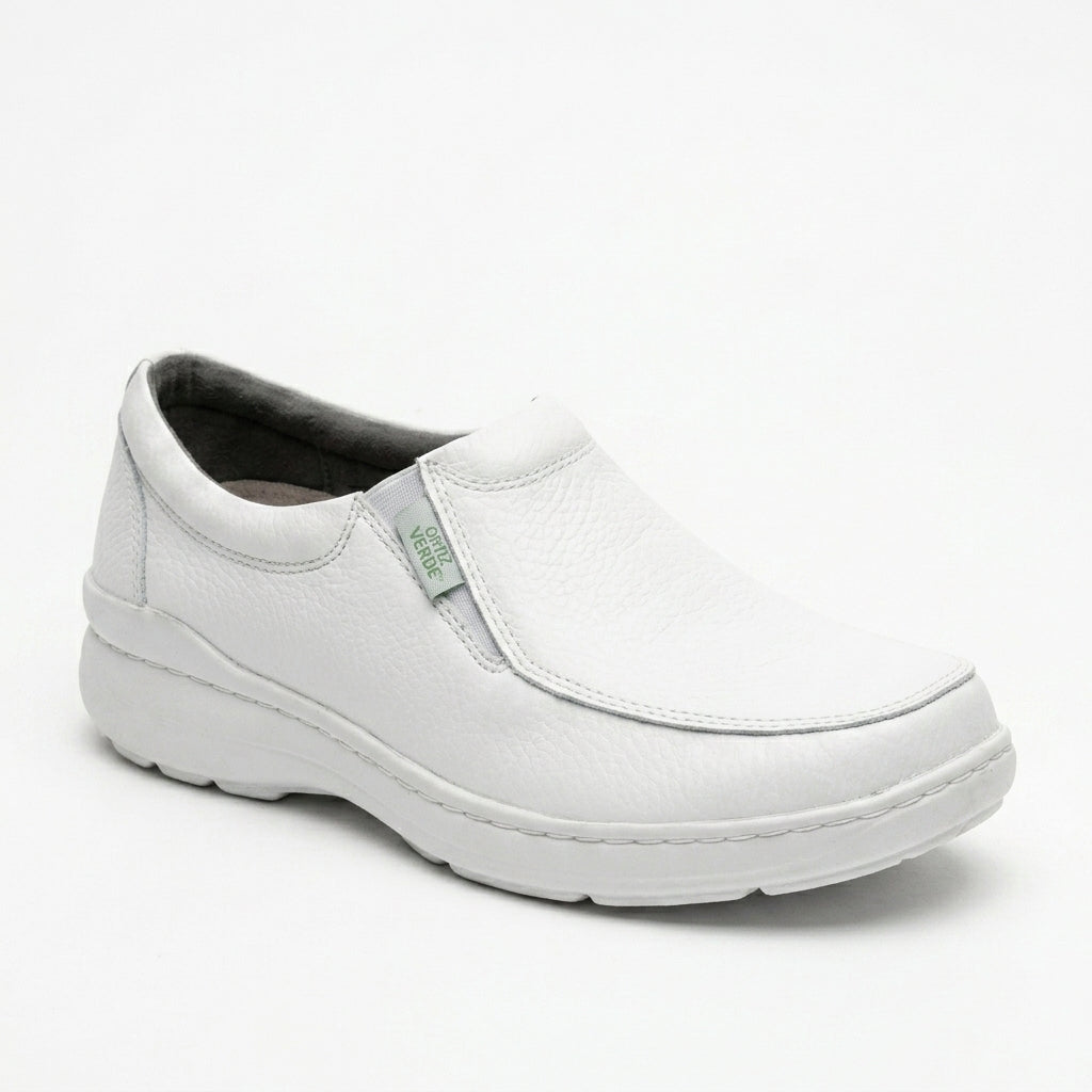 Mocasín Rómulo de Enfermería en Cuero para Hombre — Ref. 9252