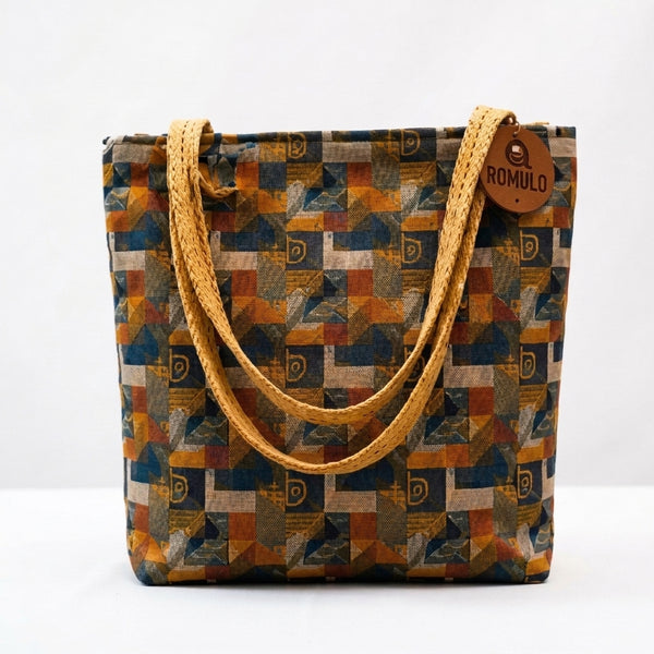 Bolso Rómulo Cuadrado en Tela Gobelino para Mujer — Ref. B01C