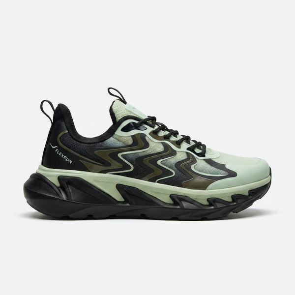 Tenis FLEXRUN RUNNING ONDAS VERDE