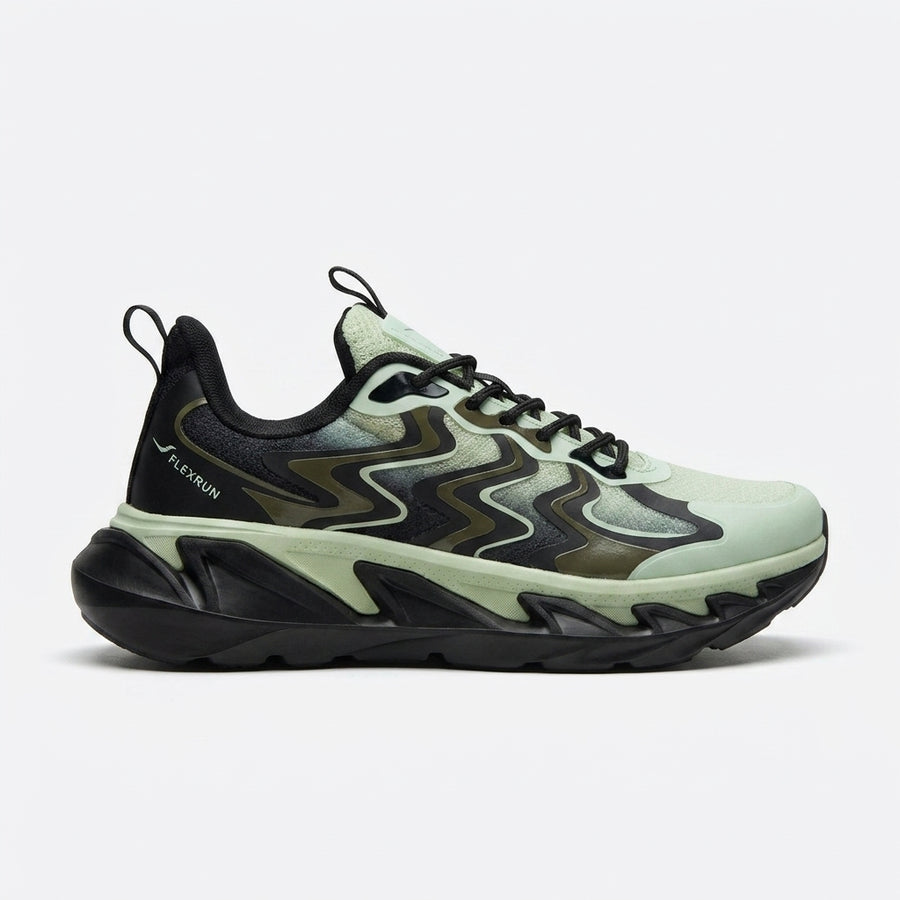 Tenis FLEXRUN RUNNING ONDAS VERDE