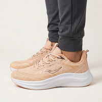 Tenis FLEXRUN RUNNING Rosado Beige para Mujer — Ref. F5