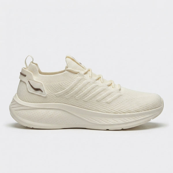 Tenis FLEXRUN KNIT CREMA Crema para Mujer — Ref. F8