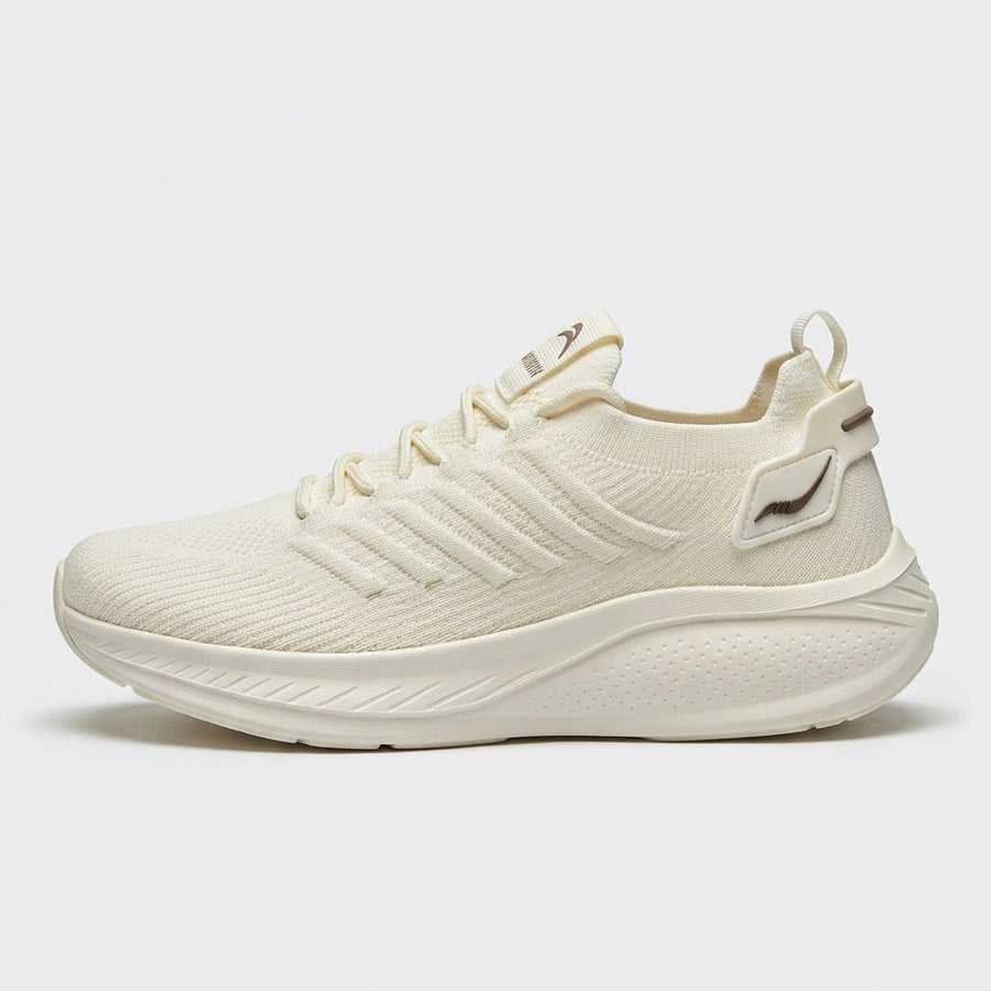 Tenis FLEXRUN KNIT CREMA Crema para Mujer — Ref. F8
