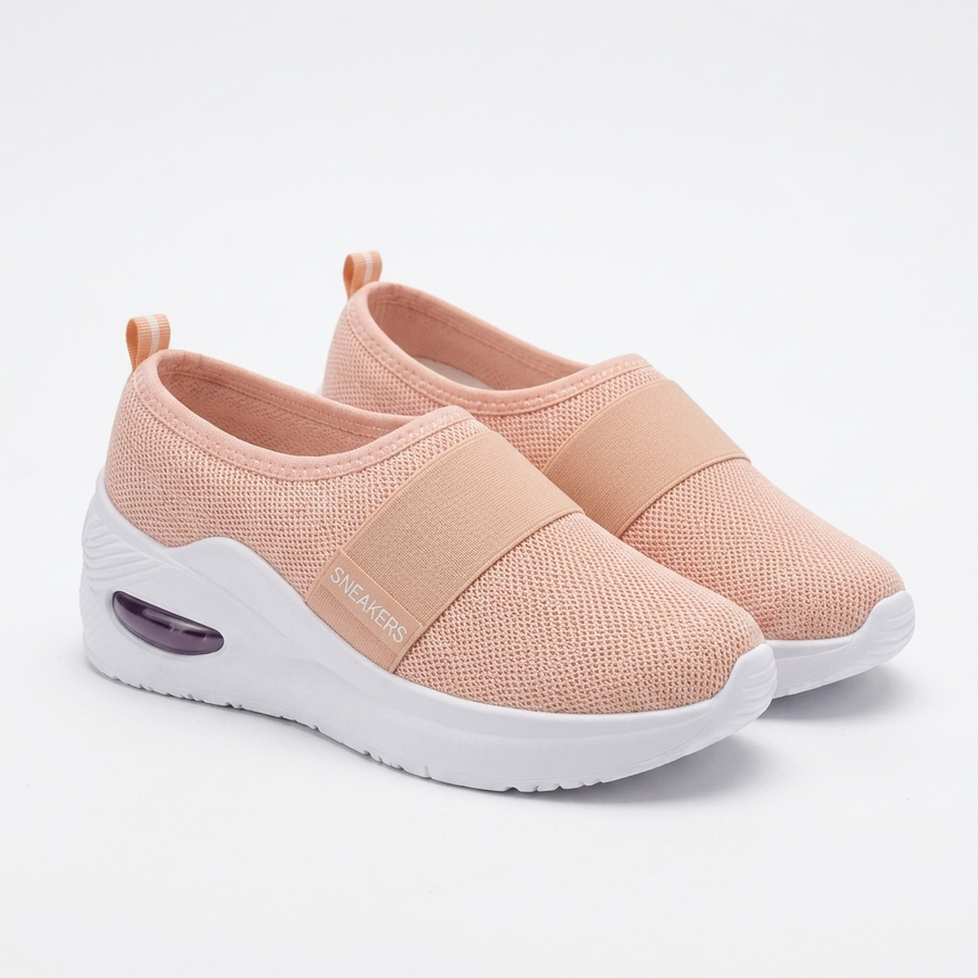Tenis sin Cordones con Cámara de Aire para Mujer — Ligeros y Transpirables