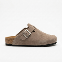 Suecos de Cuero con Hebilla para Hombre — Plantilla Anatómica