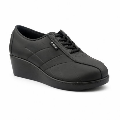 Botín Rómulo en Negro para Mujer — Ref. 2137