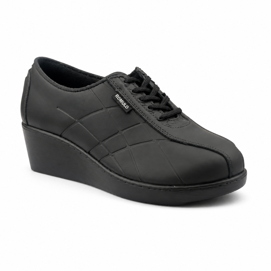 Botín Rómulo en Negro para Mujer — Ref. 2137