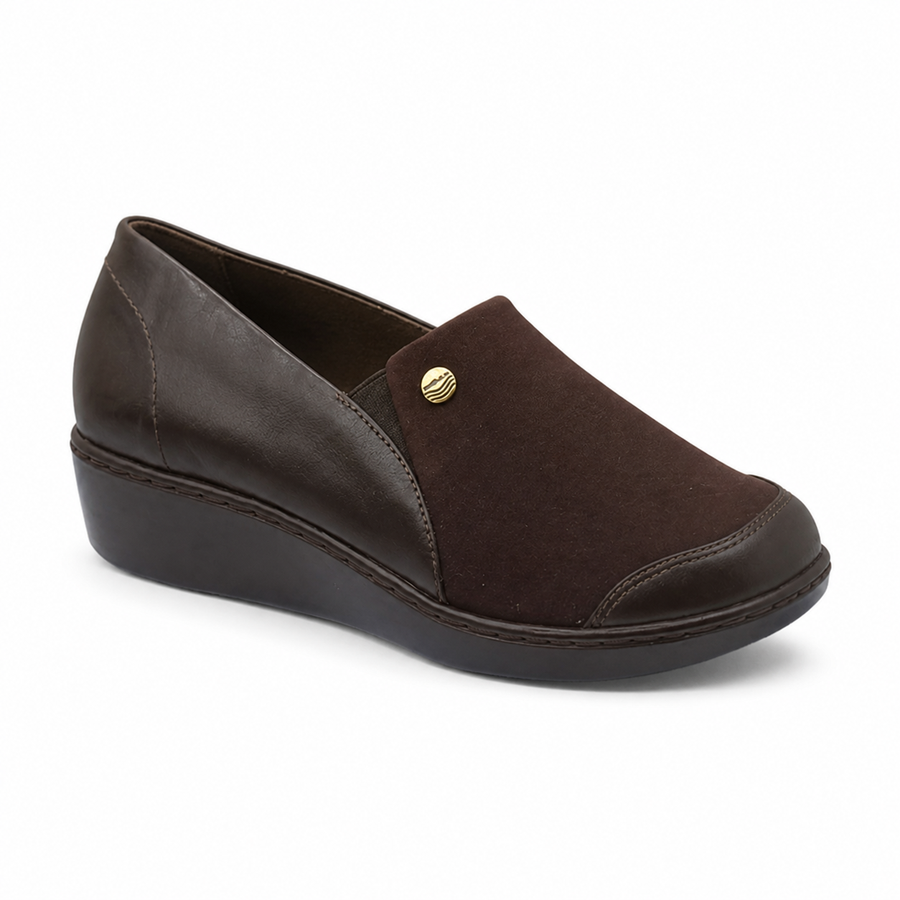 Zapato Rómulo en Café y Café para Mujer — Ref. 3846