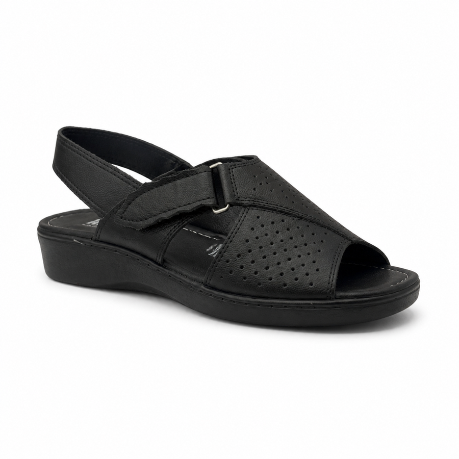 Sandalia Rómulo en Negro para Mujer — Ref. 5515
