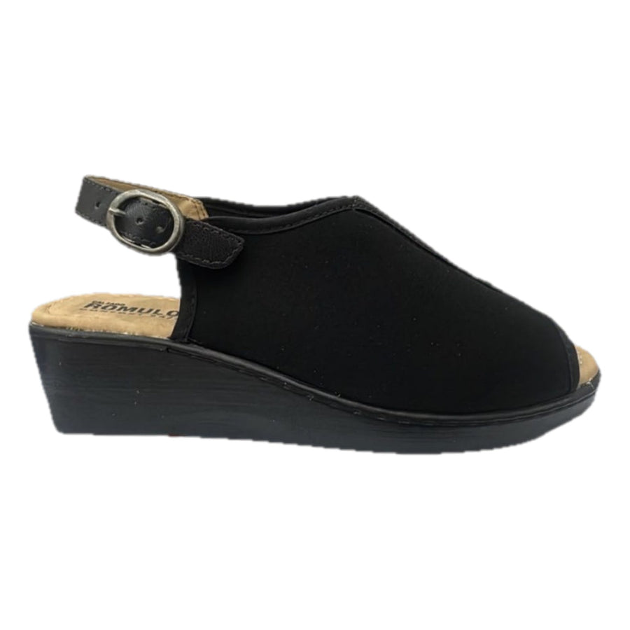 Sandalia Rómulo en Negro para Mujer — Ref. 3119