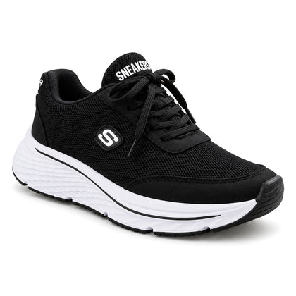 Tenis de Suela Alta con Cintas Reflectivas para Mujer