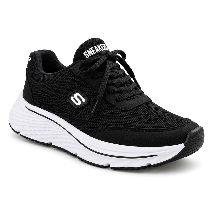 Tenis de Suela Alta con Cintas Reflectivas para Mujer