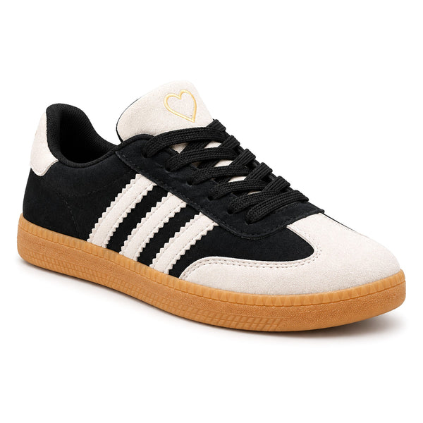 Tenis Retro con Corazón para Mujer