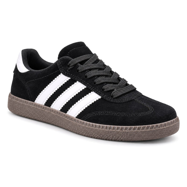 Tenis Retro con Franjas Laterales para Mujer