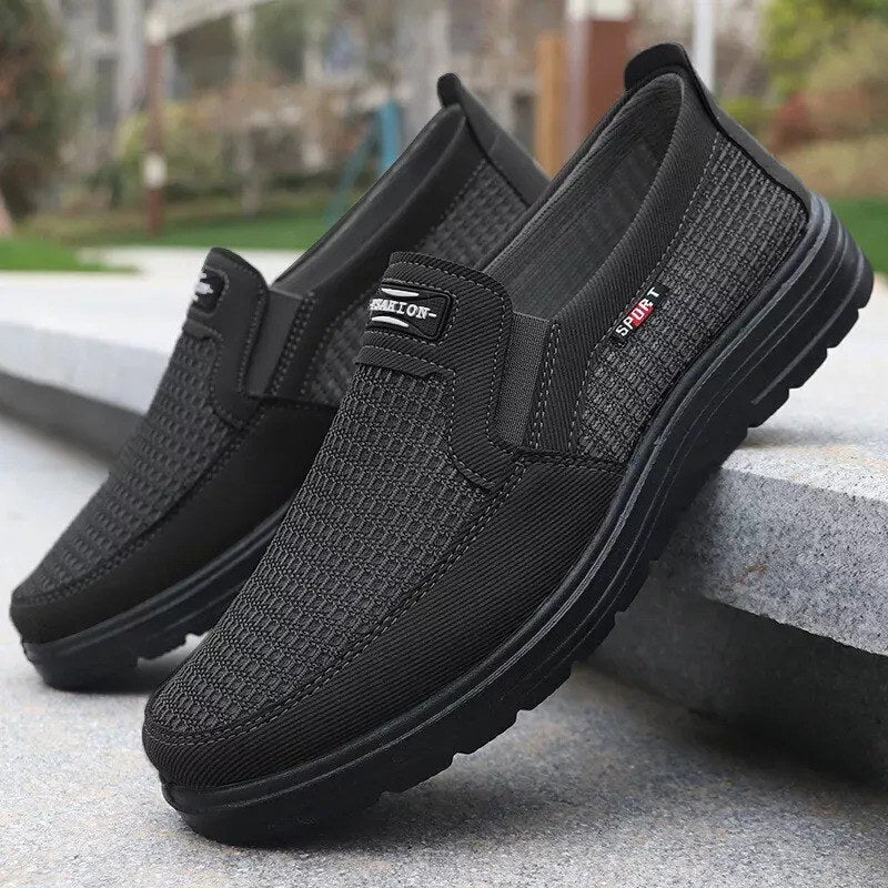 Zapato Confort sin Cordones para Hombre – Negro