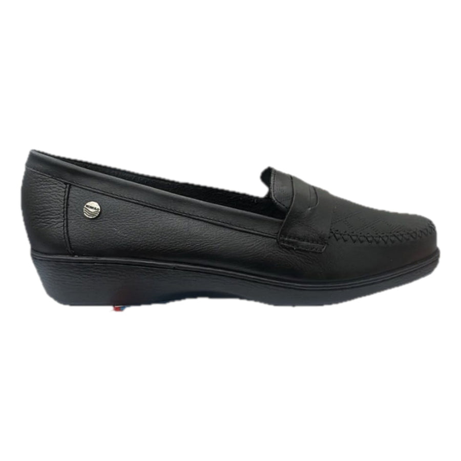 Zapato Rómulo en Cuero Negro para Mujer — Ref. 3746