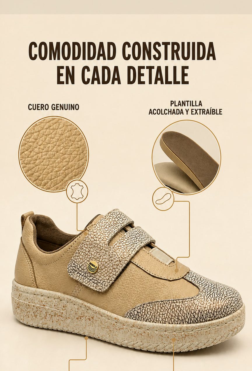Zapato Rómulo en Nutt y Bronce para Mujer — Ref. 3829 — imagen 2